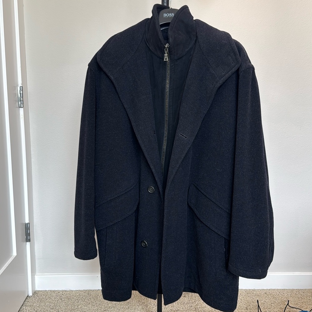 Men’s pea coat by BOSS Hugo Boss